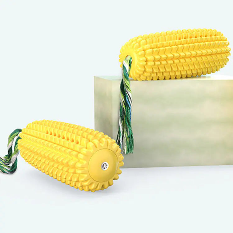 Realistic Corn Dog Toy for Chewing and Play