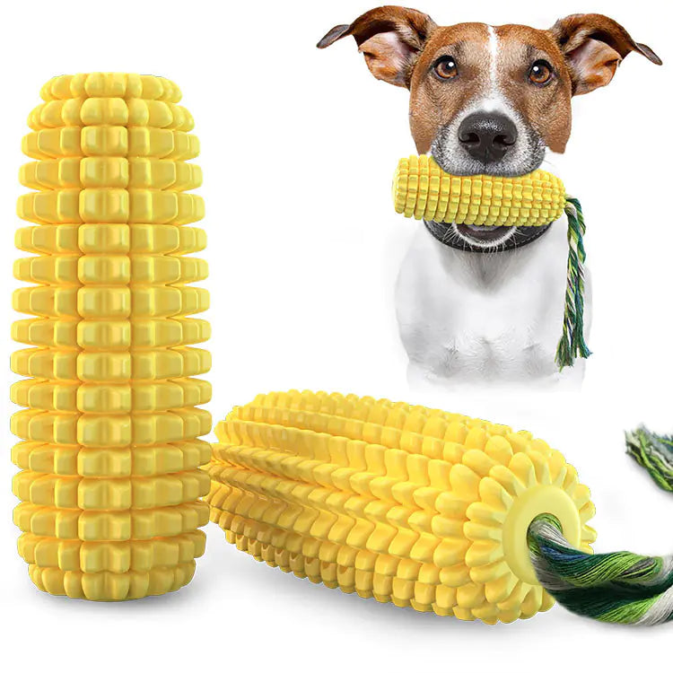 Realistic Corn Dog Toy for Chewing and Play