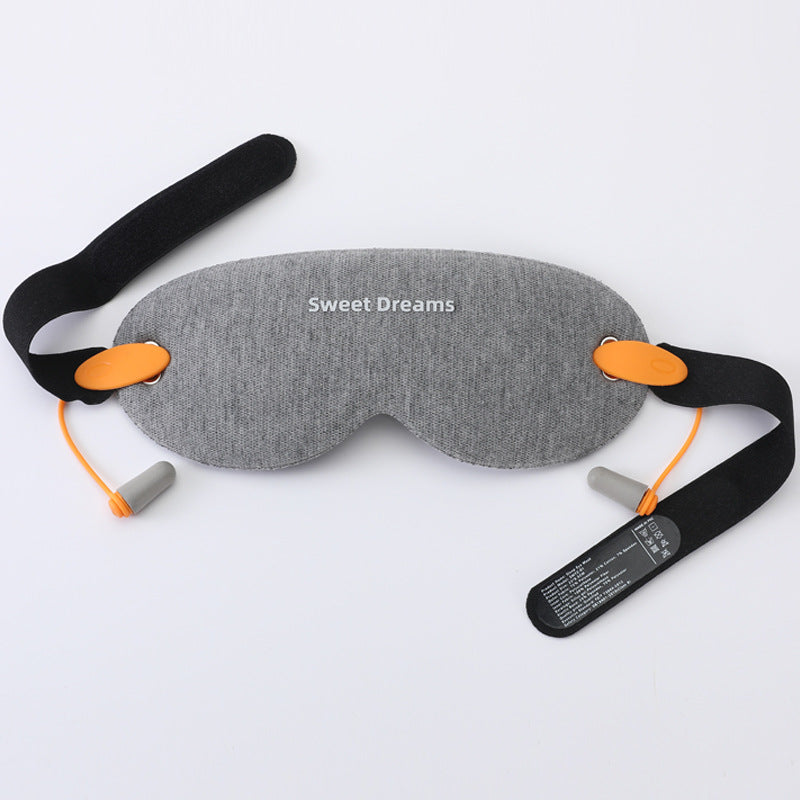 TrueTread 3D Memory Foam Sleep Eye Mask with Built-in Earplugs