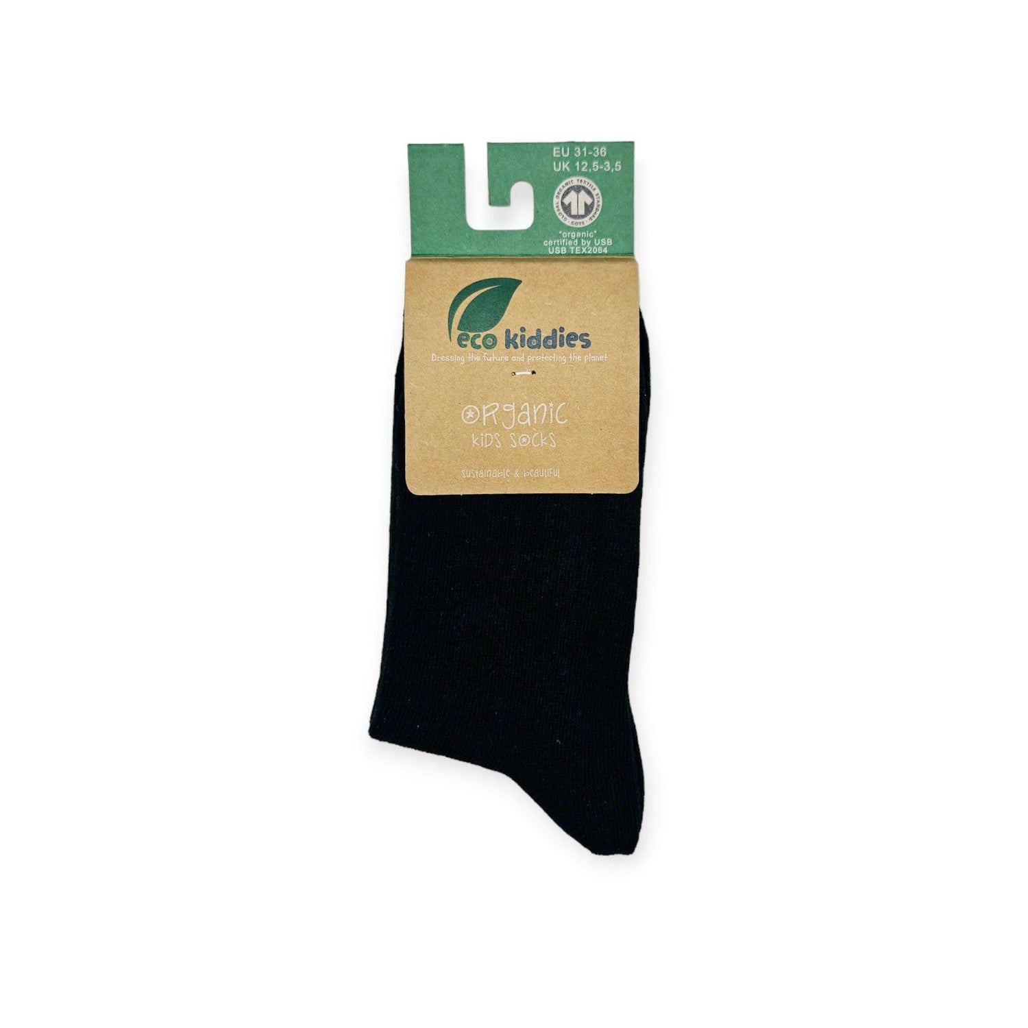 TrueTread BLACK SCHOOL SOCKS - KIDS (PLAIN SOCKS)
