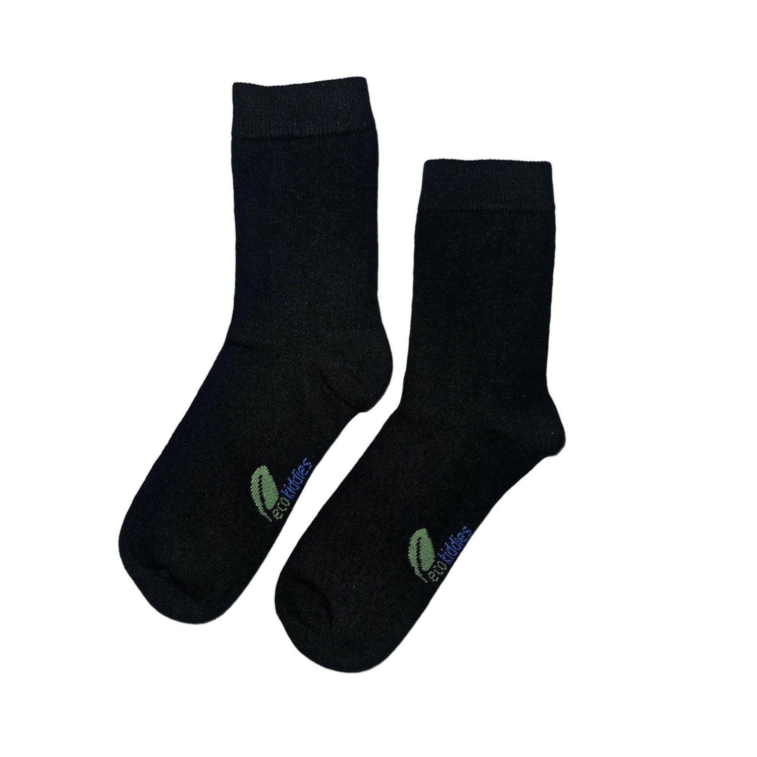 TrueTread BLACK SCHOOL SOCKS - KIDS (PLAIN SOCKS)