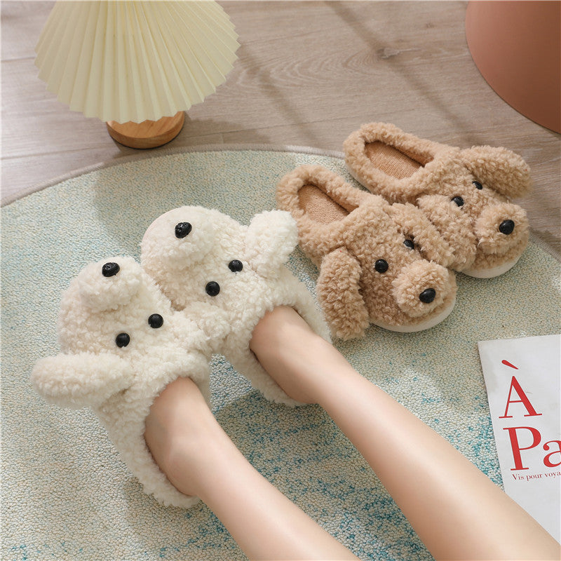 TrueTread Cartoon bear teddy dog bag slippers