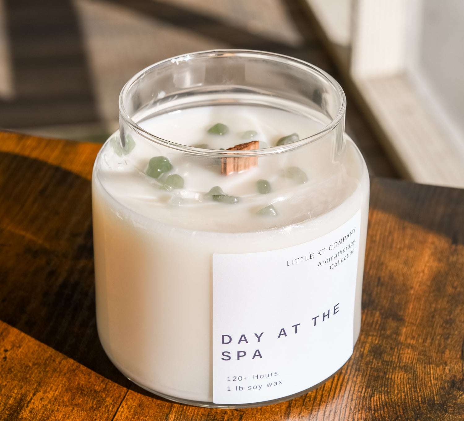 TrueTread Day at the Spa – Wood Wick Aromatherapy Candle