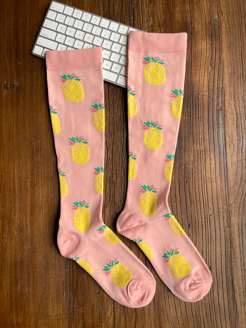 TrueTread Patterned Compression Socks