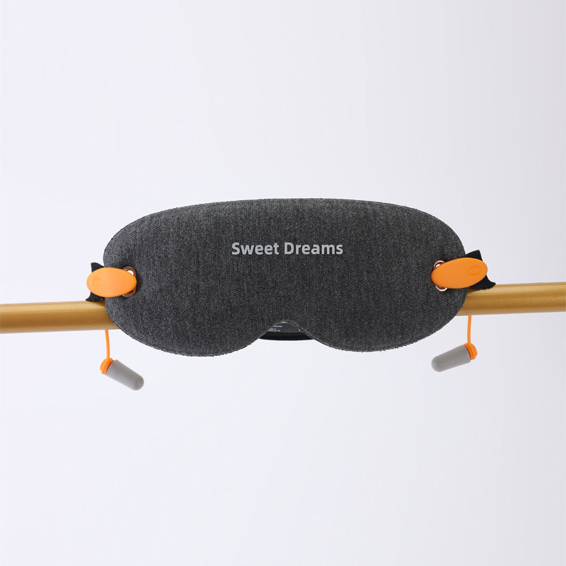 TrueTread 3D Memory Foam Sleep Eye Mask with Built-in Earplugs