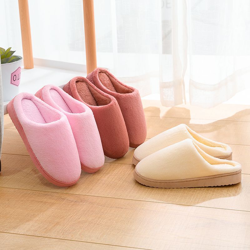TrueTread Winter Coral Fleece Indoor Anti-Slip Slippers