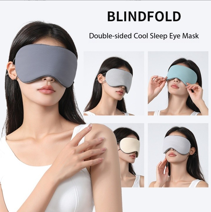 TrueTread Adjustable size ice silk cool sleep eye mask