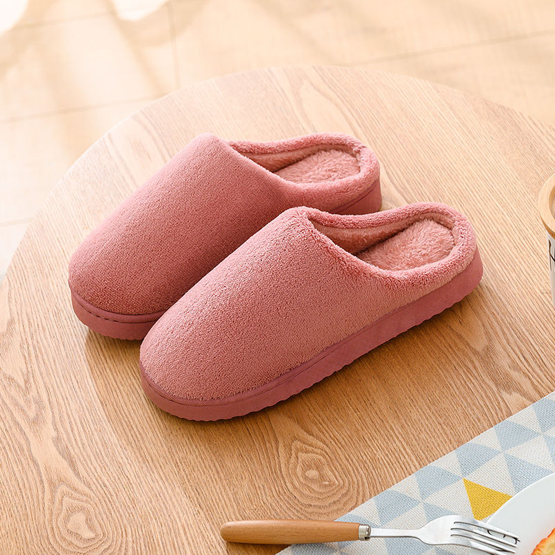 TrueTread Winter Coral Fleece Indoor Anti-Slip Slippers