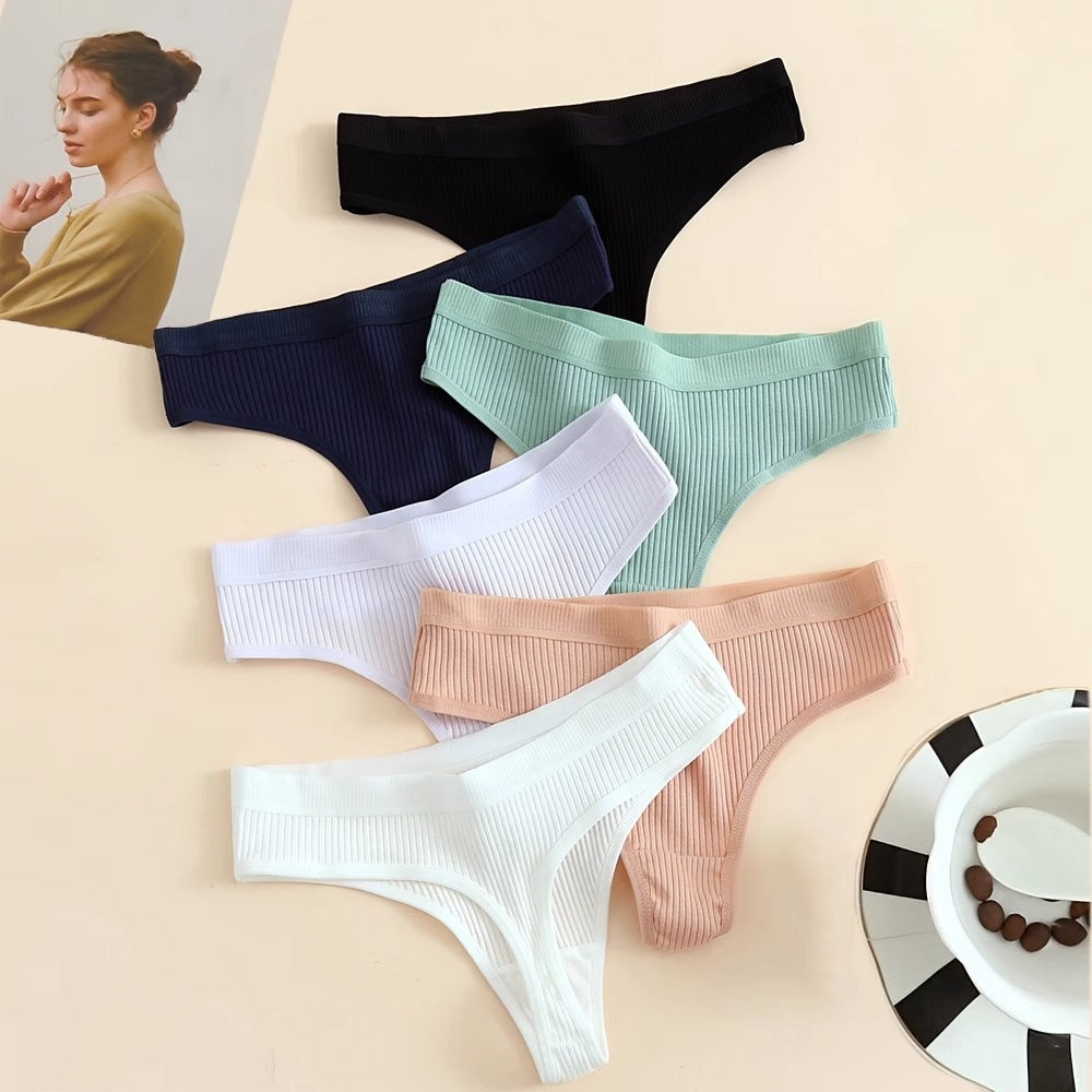 TrueTread Women's Comfortable Thong Underwear
