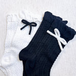 Adorable Yarn Bow Socks Set Of 2-4