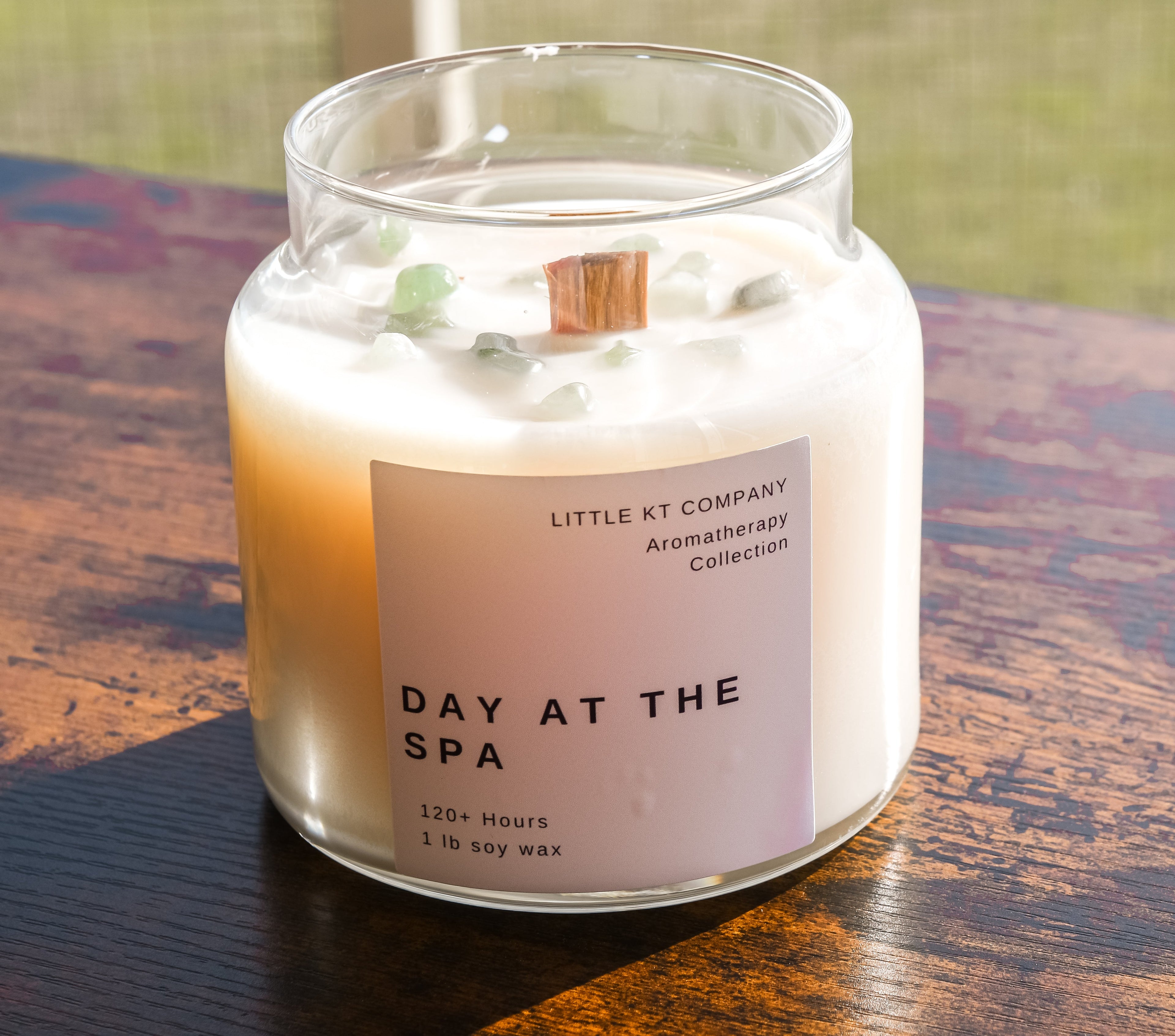 TrueTread Day at the Spa – Wood Wick Aromatherapy Candle