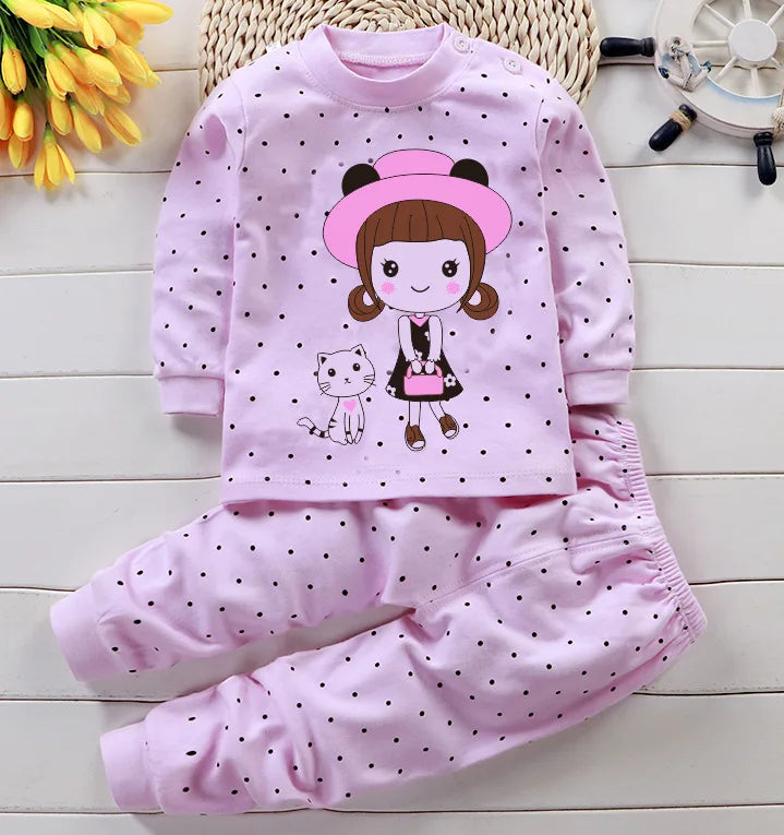 TrueTread Two Piece Cotton Pajamas