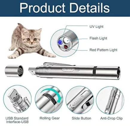 Interactive Indoor Cat Pointer Wand - Paw's & Price's