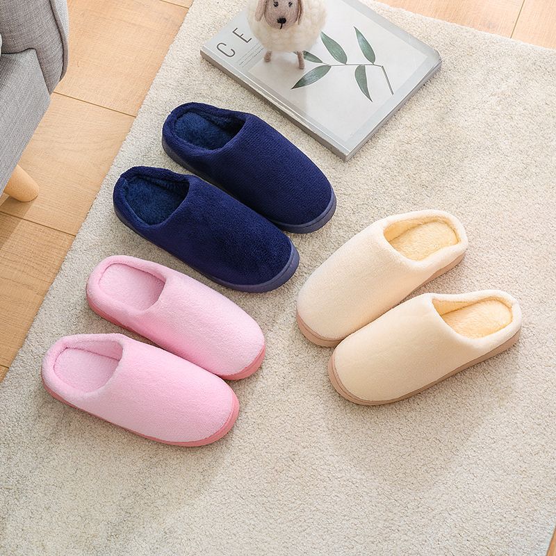 TrueTread Winter Coral Fleece Indoor Anti-Slip Slippers