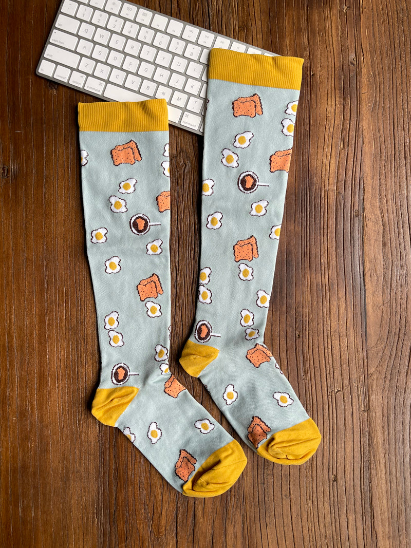 TrueTread Patterned Compression Socks