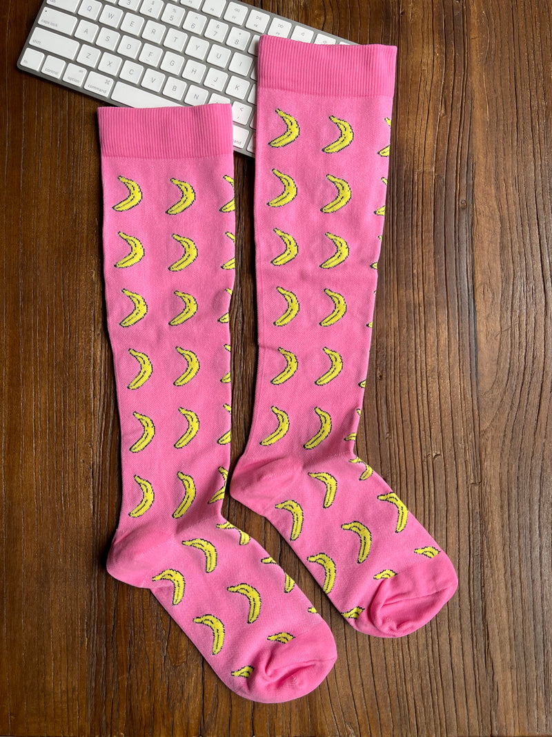 TrueTread Patterned Compression Socks
