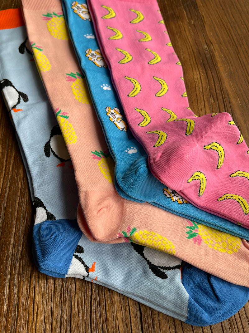 TrueTread Patterned Compression Socks