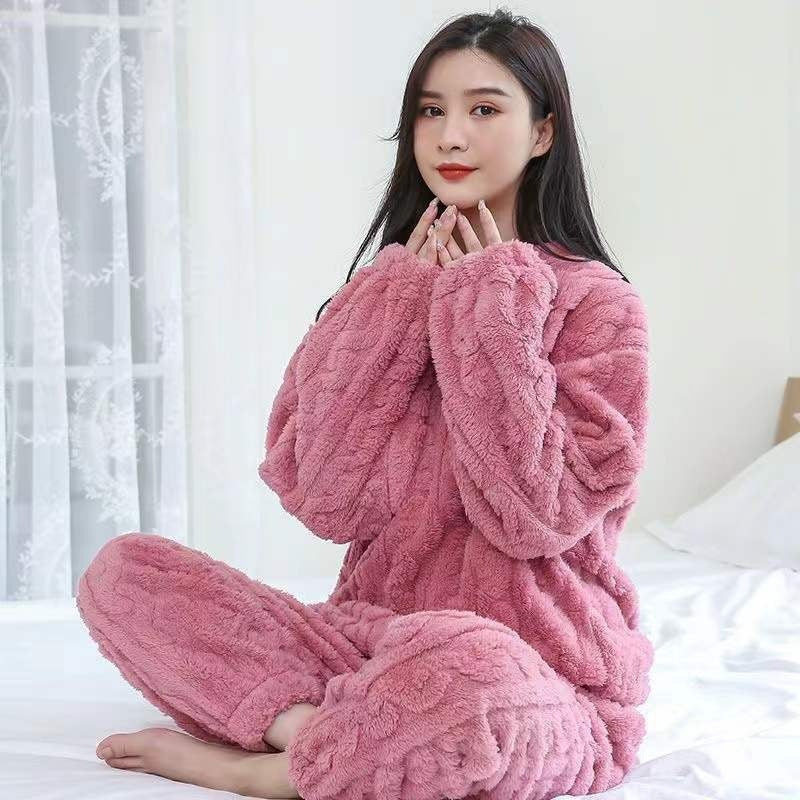 TrueTread Coral Velvet Pajamas
