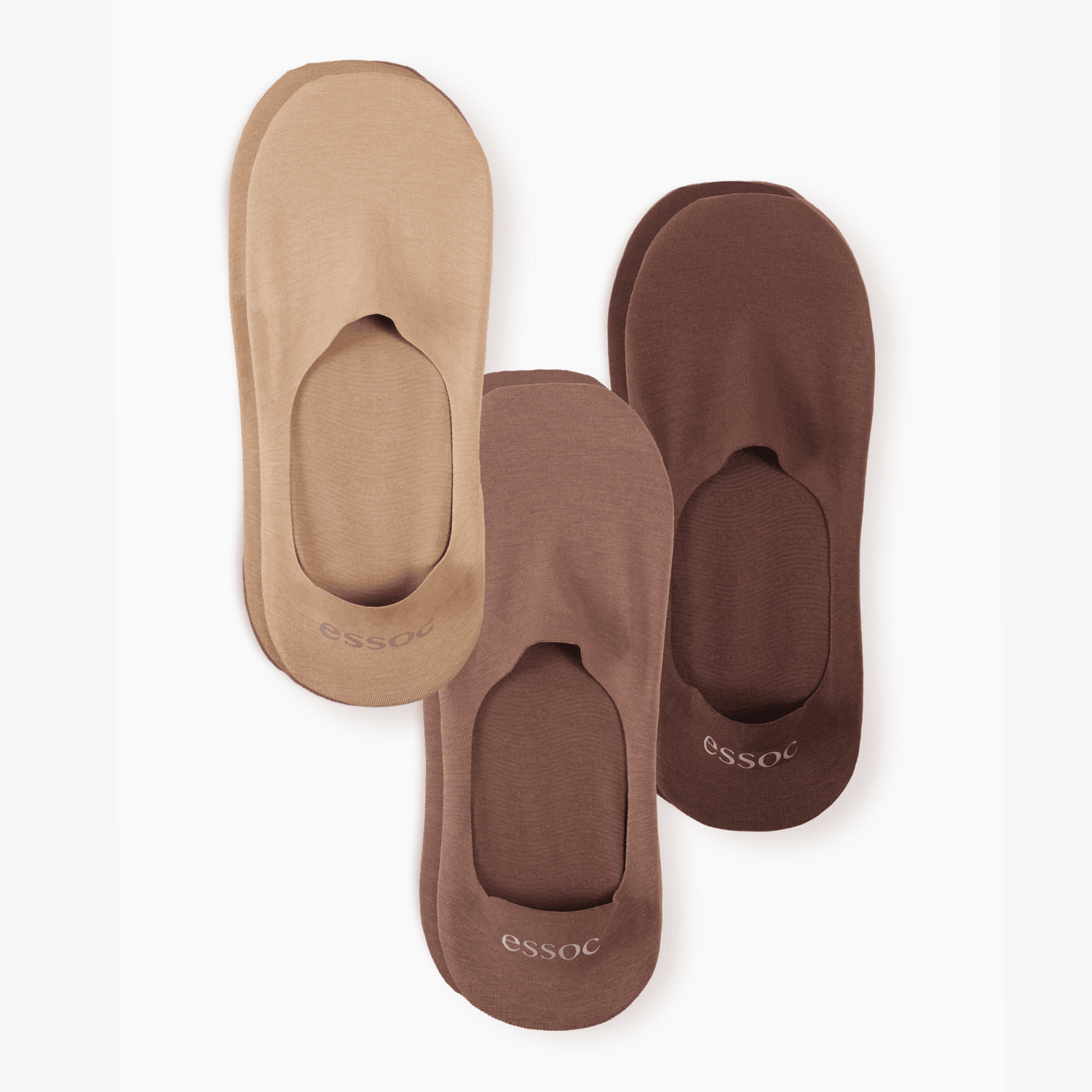 Unisex Cotton No Show Socks 3-Pack | Multi-Color-0