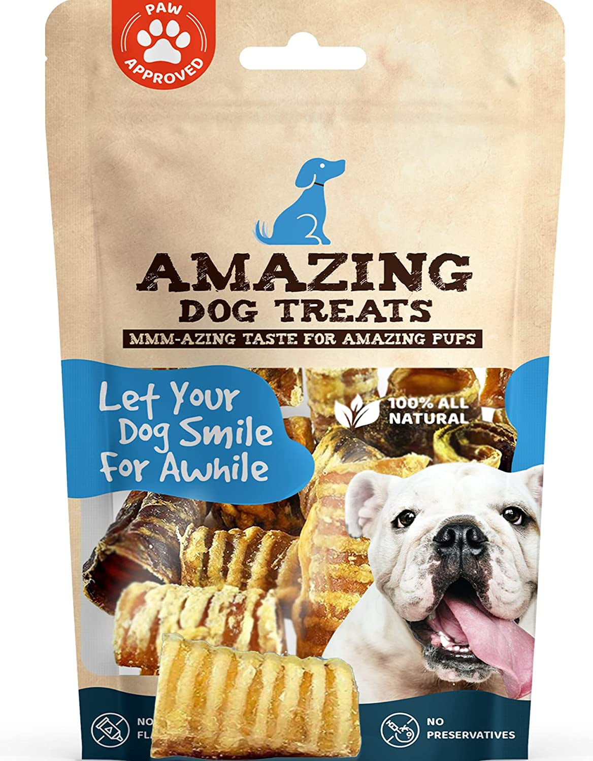 - 3-4 Inch Beef Trachea Rings (25 Pcs/Pck) -Premium Dog Chews- Great for Small Size Dogs - Excellent Source of Glucosamine and Chondroitin- Great for All Breeds
