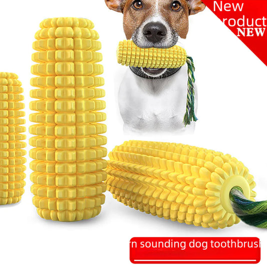 Realistic Corn Dog Toy for Chewing and Play